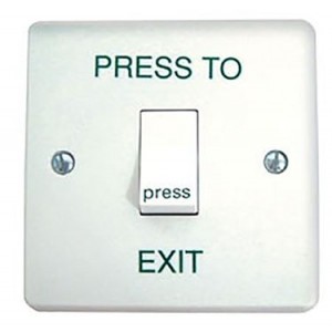 Grosvenor Technology Plastic Press to Exit Button AC-BTN-RTE